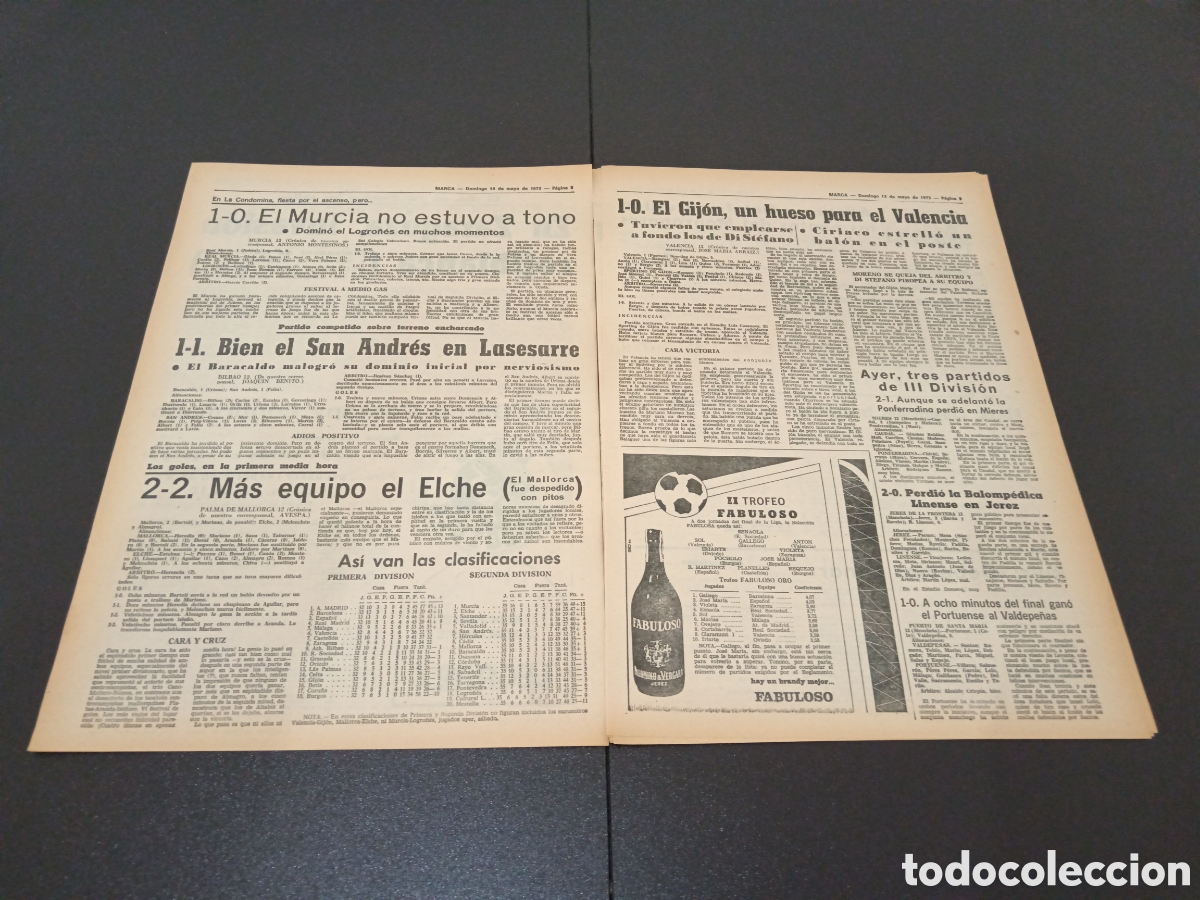 Coleccionismo deportivo: MARCA 13/05/1973 - Foto 3