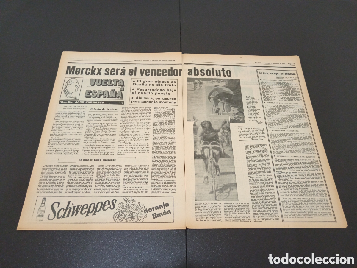 Coleccionismo deportivo: MARCA 13/05/1973 - Foto 5