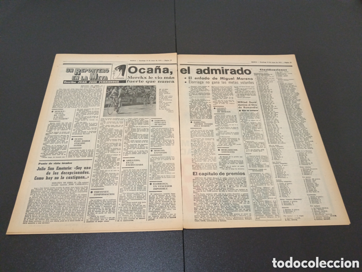 Coleccionismo deportivo: MARCA 13/05/1973 - Foto 6