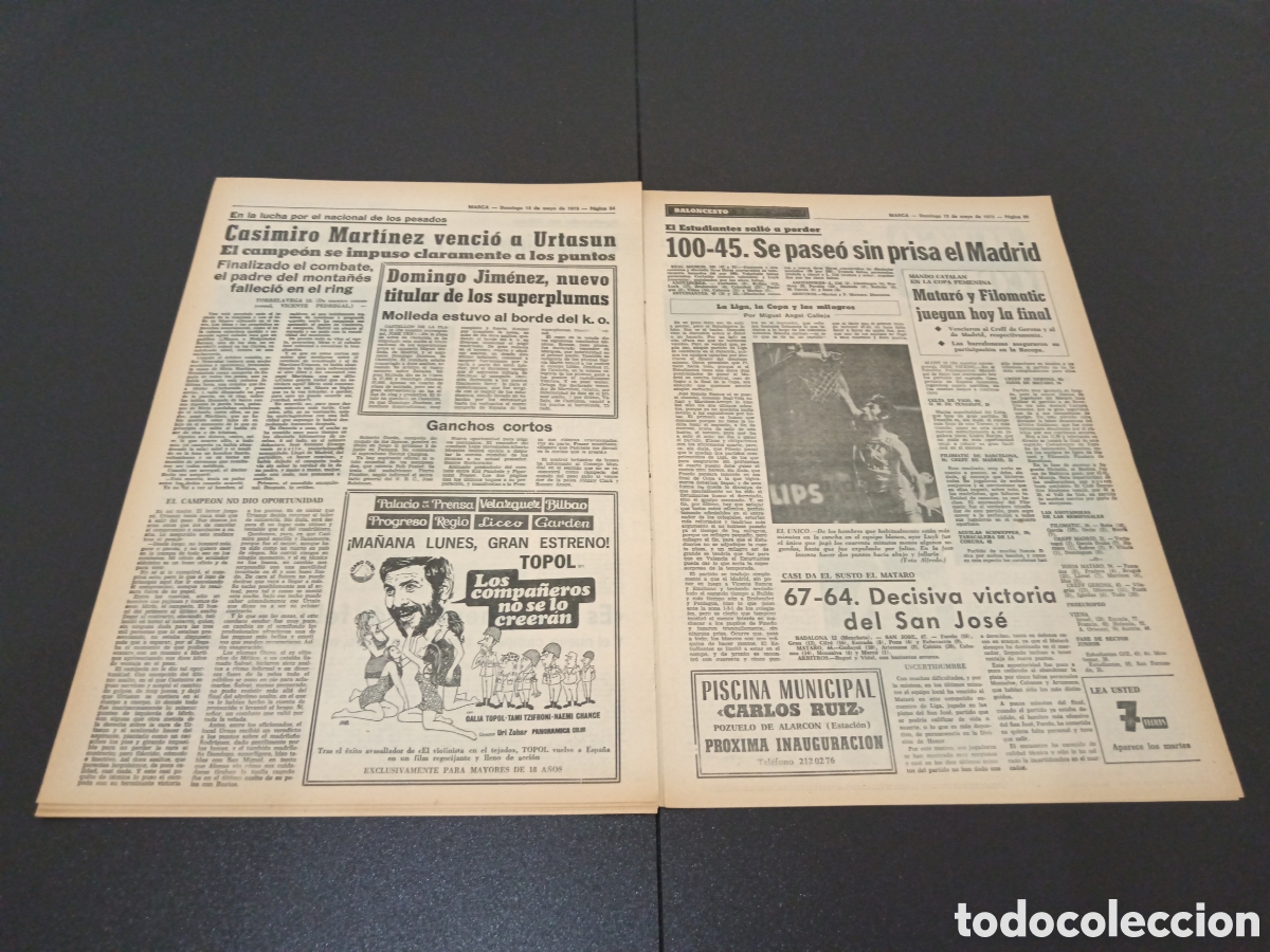 Coleccionismo deportivo: MARCA 13/05/1973 - Foto 8
