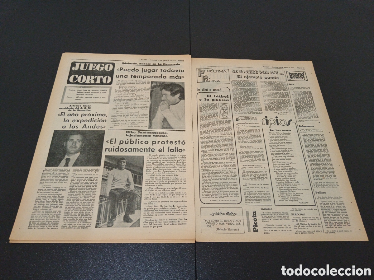 Coleccionismo deportivo: MARCA 13/05/1973 - Foto 9