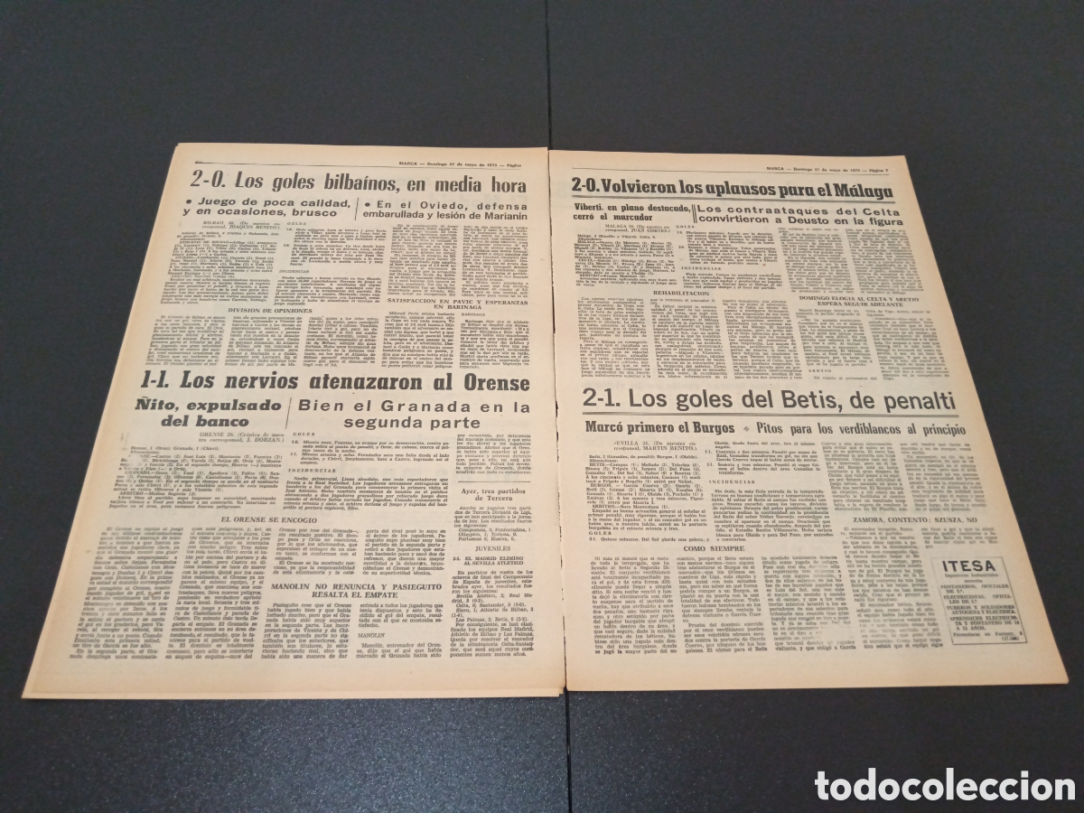 Coleccionismo deportivo: MARCA 27/05/1973 - Foto 4