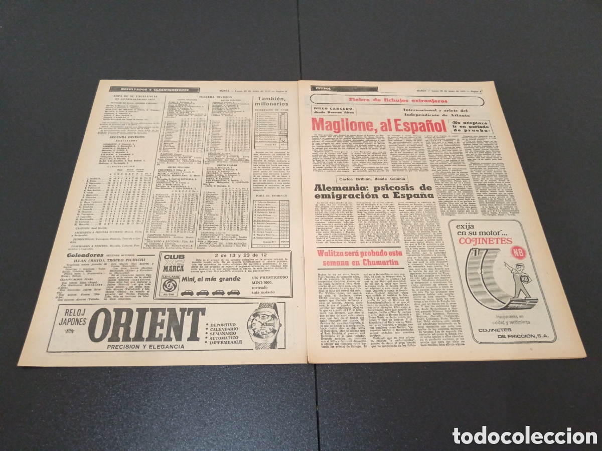 Coleccionismo deportivo: MARCA 28/05/1973 - Foto 2