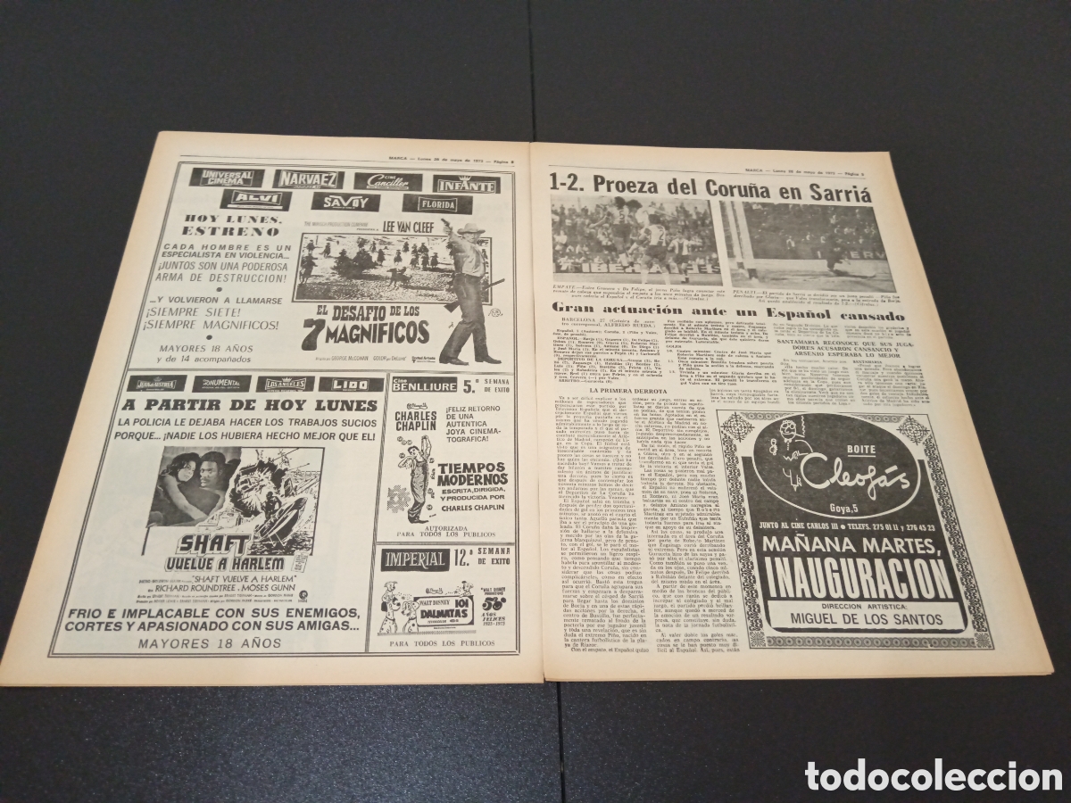 Coleccionismo deportivo: MARCA 28/05/1973 - Foto 5