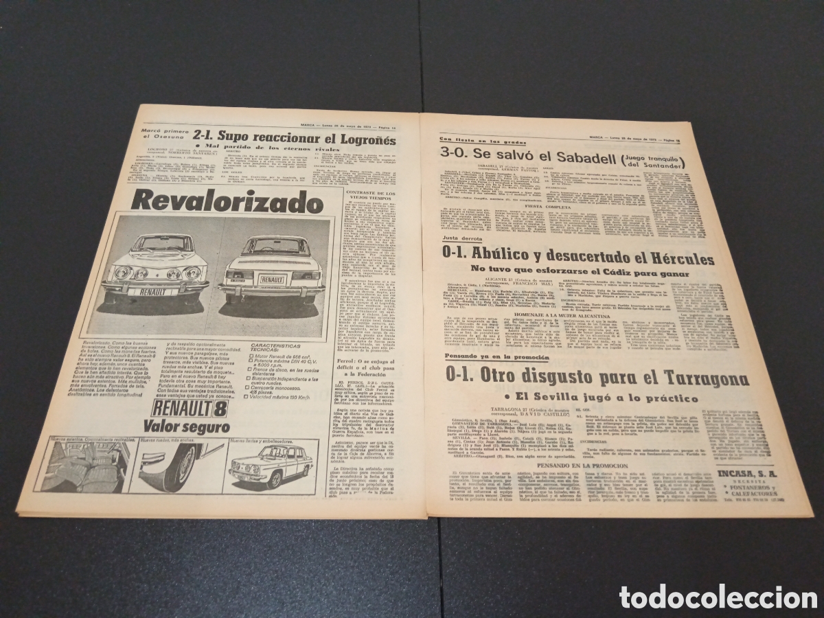 Coleccionismo deportivo: MARCA 28/05/1973 - Foto 7