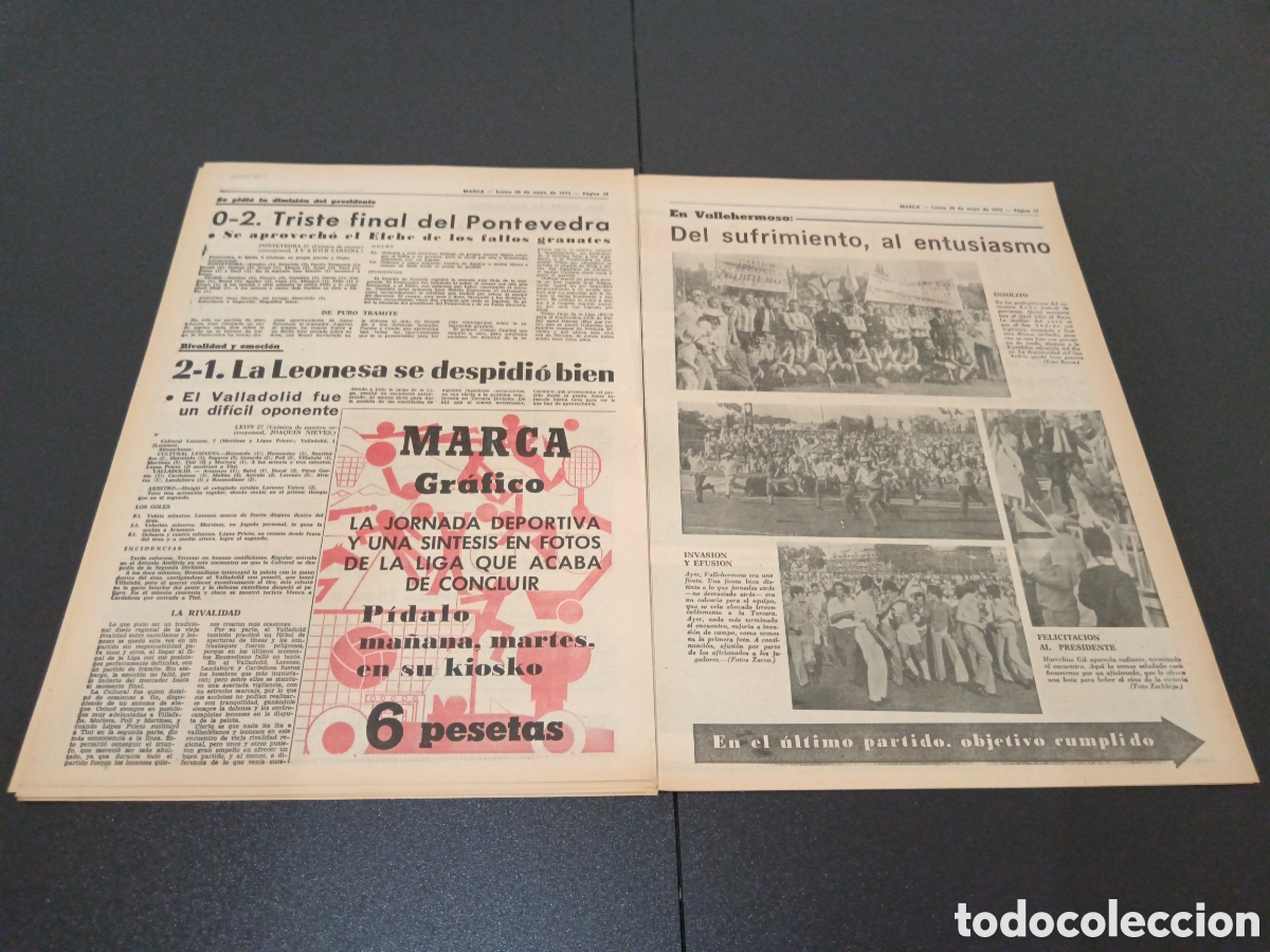Coleccionismo deportivo: MARCA 28/05/1973 - Foto 8