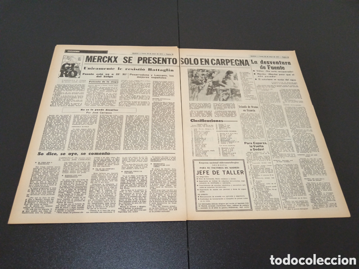 Coleccionismo deportivo: MARCA 28/05/1973 - Foto 11