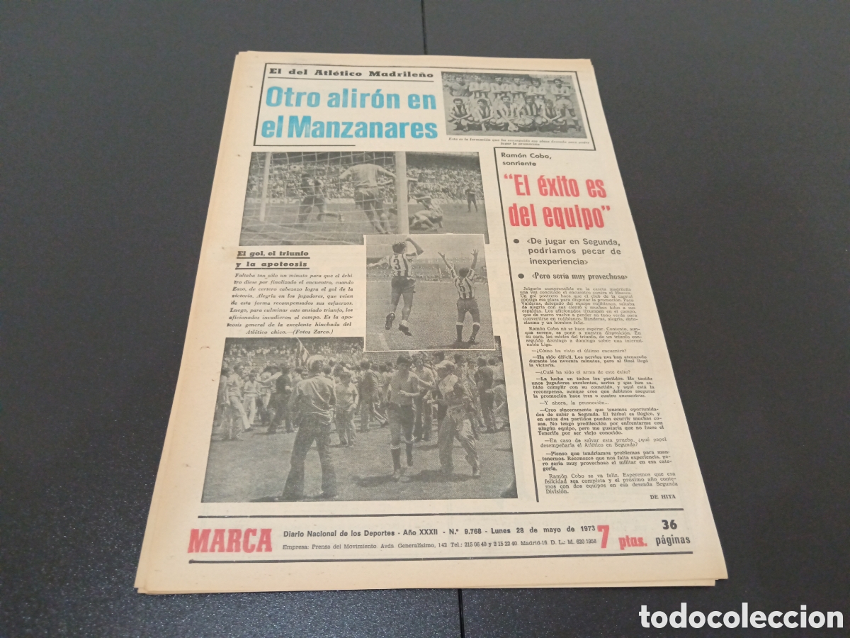Coleccionismo deportivo: MARCA 28/05/1973 - Foto 14