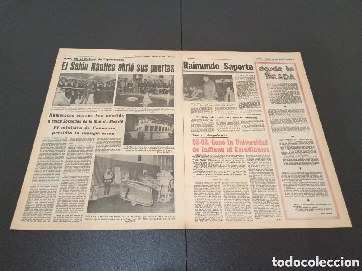 Coleccionismo deportivo: MARCA 09/06/1973 - Foto 2