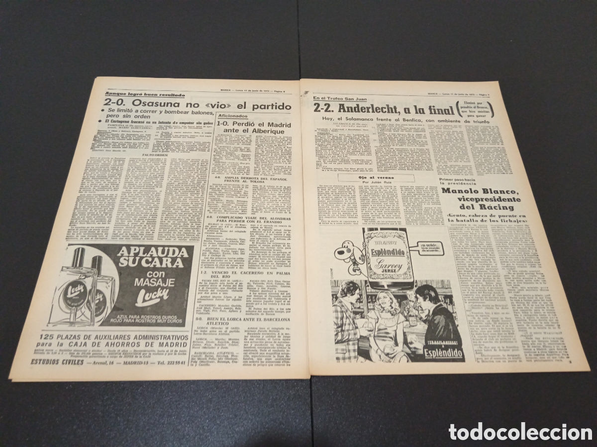 Coleccionismo deportivo: MARCA 11/06/1973 - Foto 4