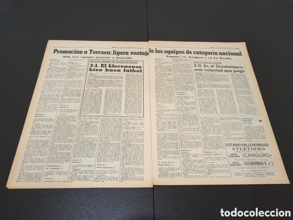 Coleccionismo deportivo: MARCA 11/06/1973 - Foto 5