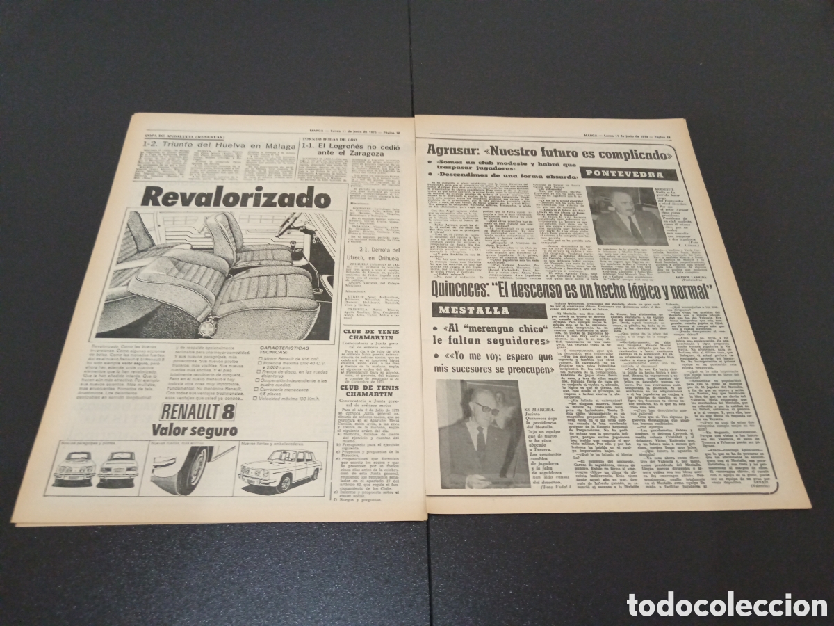 Coleccionismo deportivo: MARCA 11/06/1973 - Foto 6