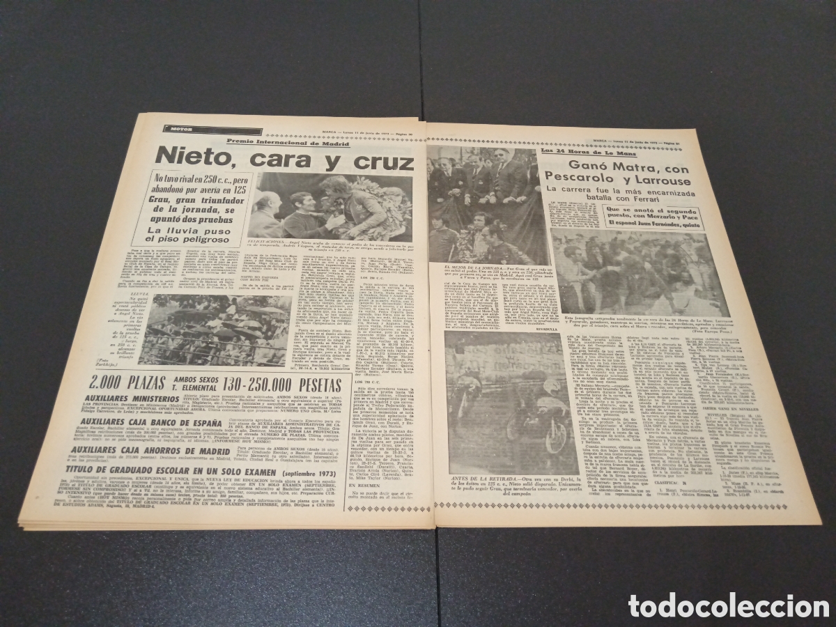 Coleccionismo deportivo: MARCA 11/06/1973 - Foto 10