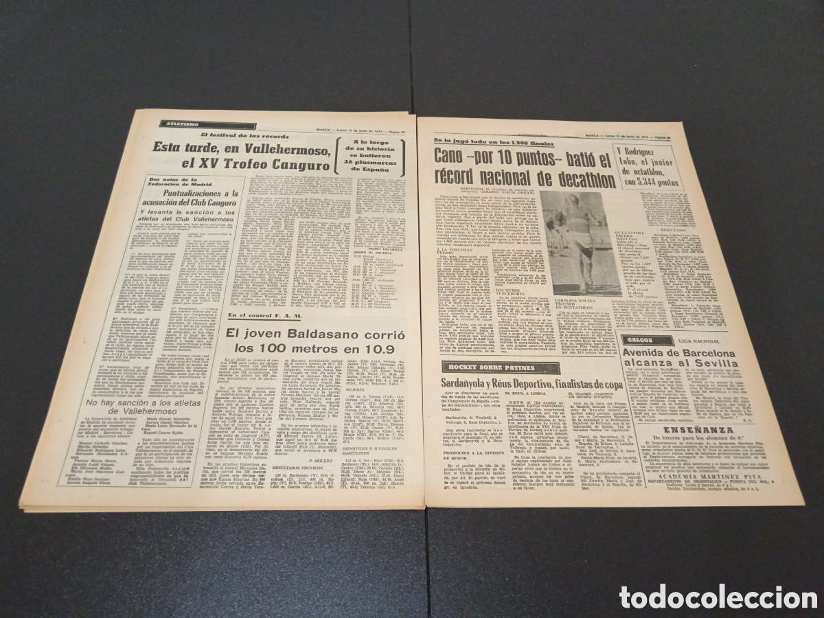 Coleccionismo deportivo: MARCA 11/06/1973 - Foto 11