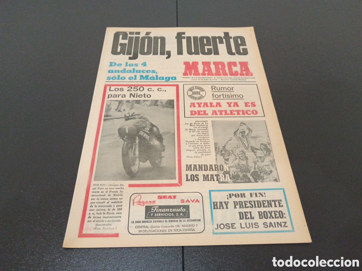Coleccionismo deportivo: MARCA 11/06/1973 - Foto 1