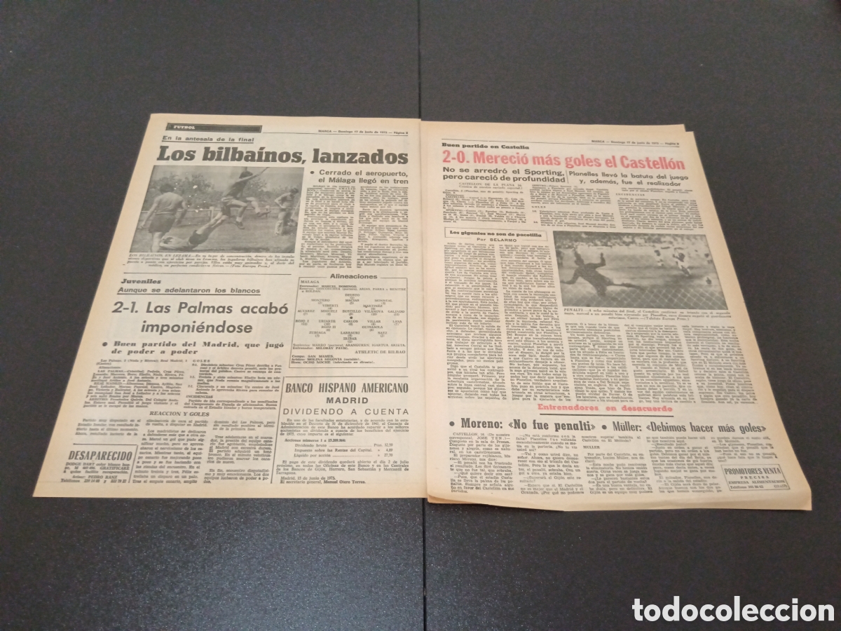 Coleccionismo deportivo: MARCA 17/06/1973 - Foto 2