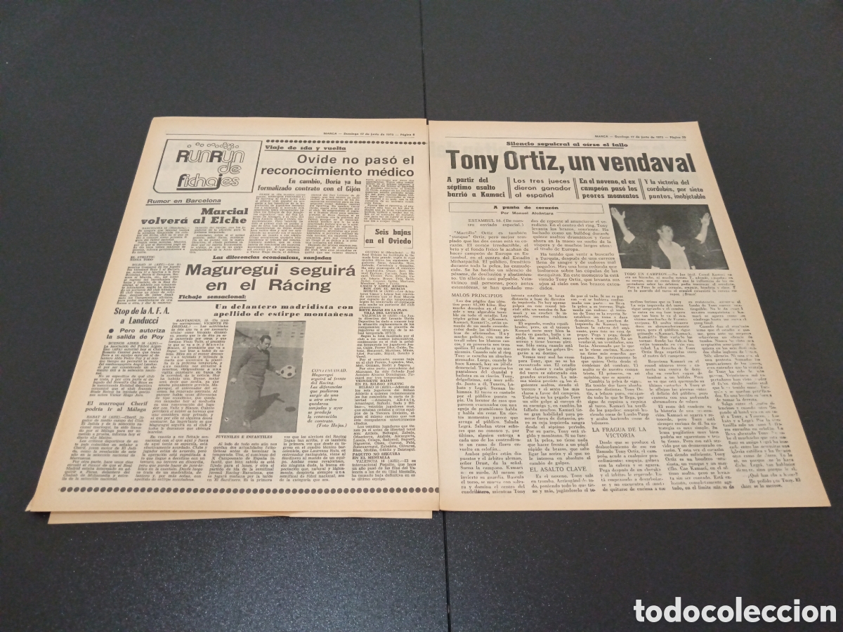Coleccionismo deportivo: MARCA 17/06/1973 - Foto 5