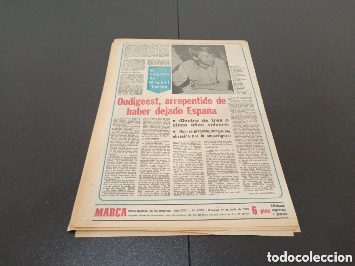 Coleccionismo deportivo: MARCA 17/06/1973 - Foto 8
