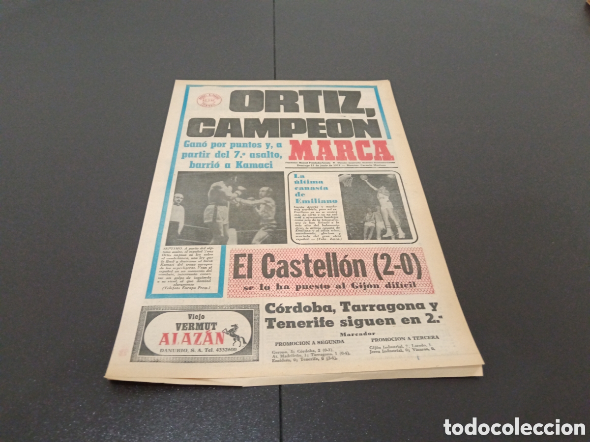 Coleccionismo deportivo: MARCA 17/06/1973 - Foto 1