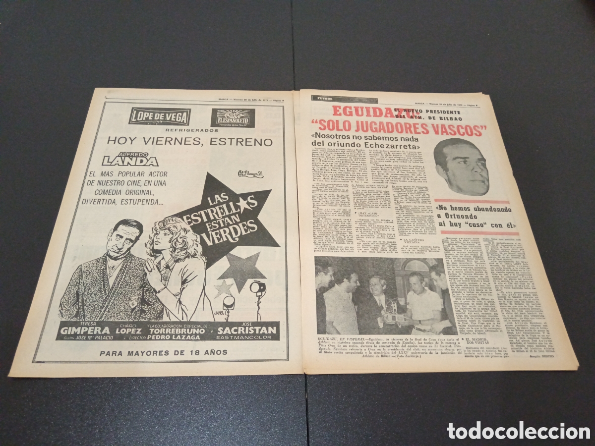Coleccionismo deportivo: MARCA 20/07/1973 - Foto 2