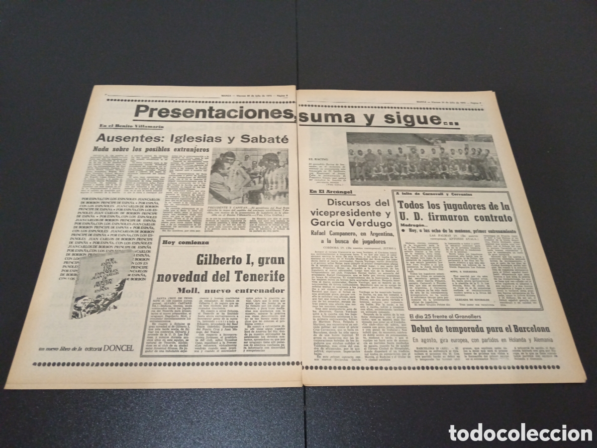 Coleccionismo deportivo: MARCA 20/07/1973 - Foto 4