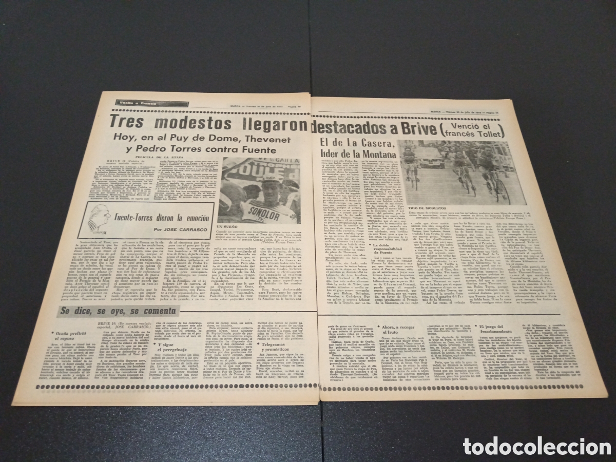 Coleccionismo deportivo: MARCA 20/07/1973 - Foto 6