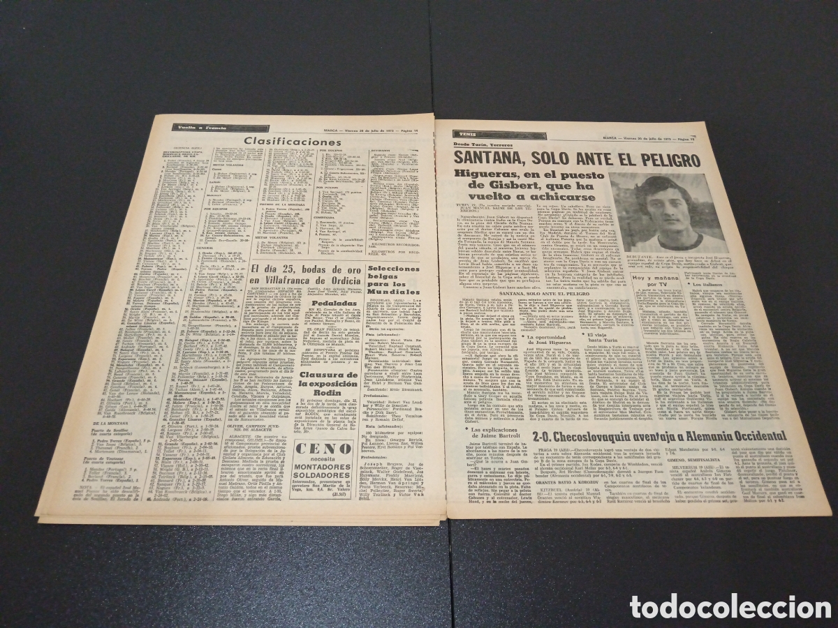 Coleccionismo deportivo: MARCA 20/07/1973 - Foto 8