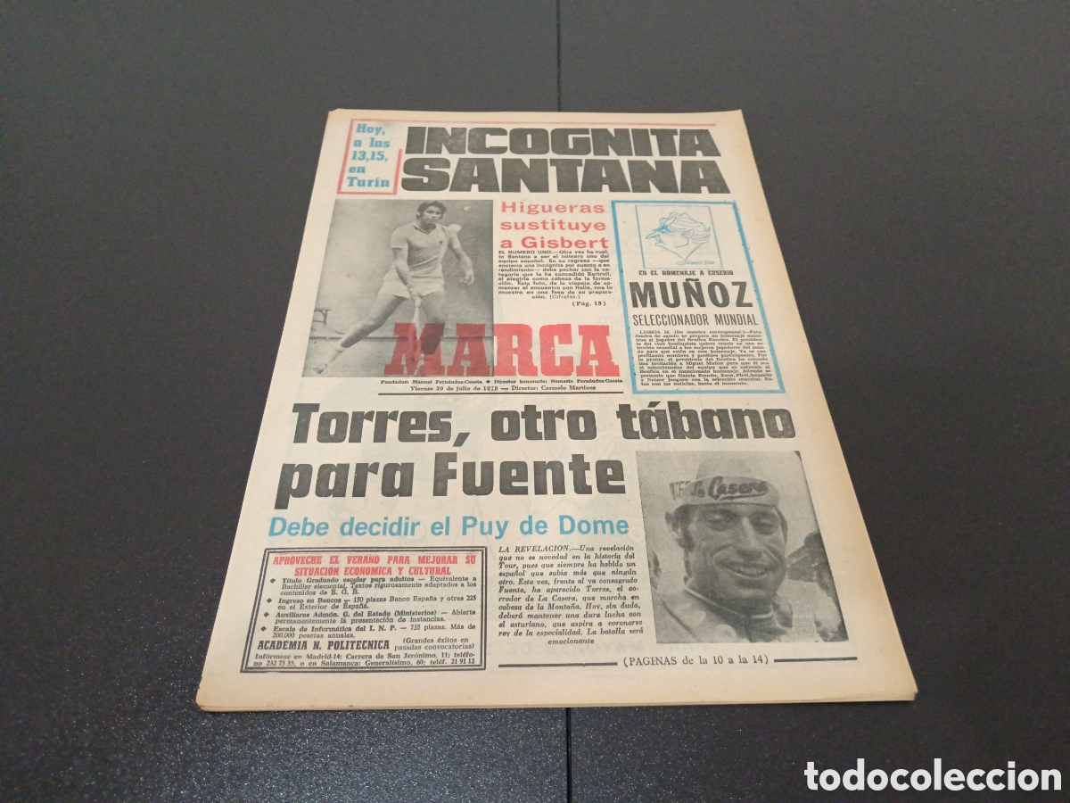 Coleccionismo deportivo: MARCA 20/07/1973 - Foto 1
