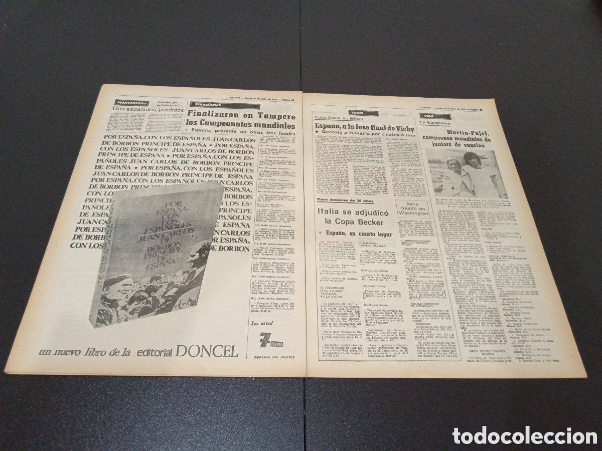 Coleccionismo deportivo: MARCA 30/07/1973 - Foto 7
