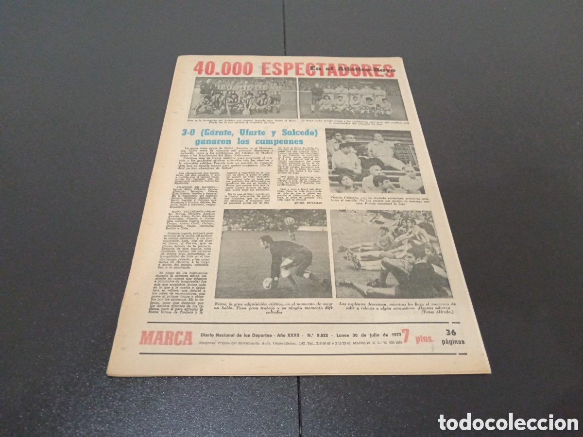Coleccionismo deportivo: MARCA 30/07/1973 - Foto 9