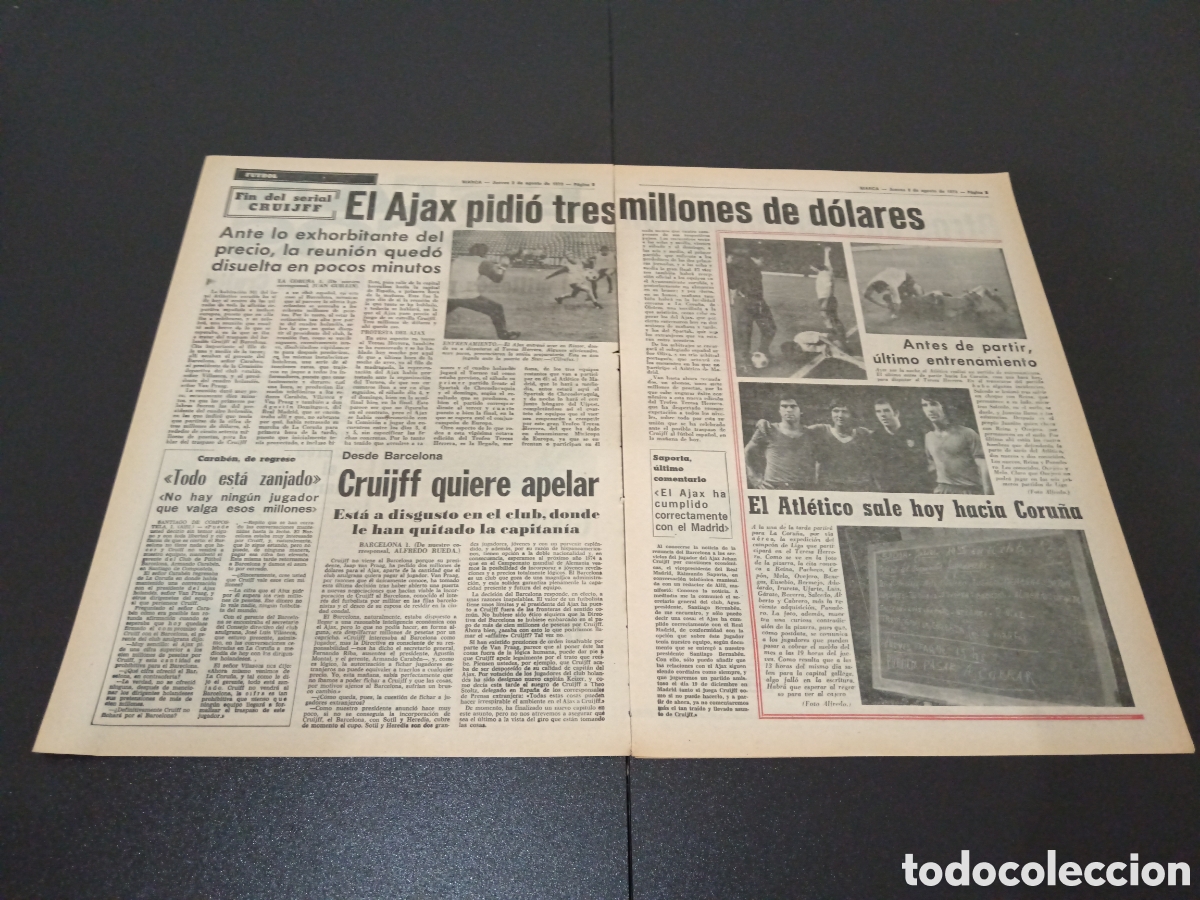 Coleccionismo deportivo: MARCA 02/08/1973 - Foto 2