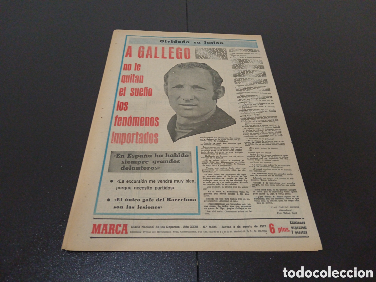Coleccionismo deportivo: MARCA 02/08/1973 - Foto 5
