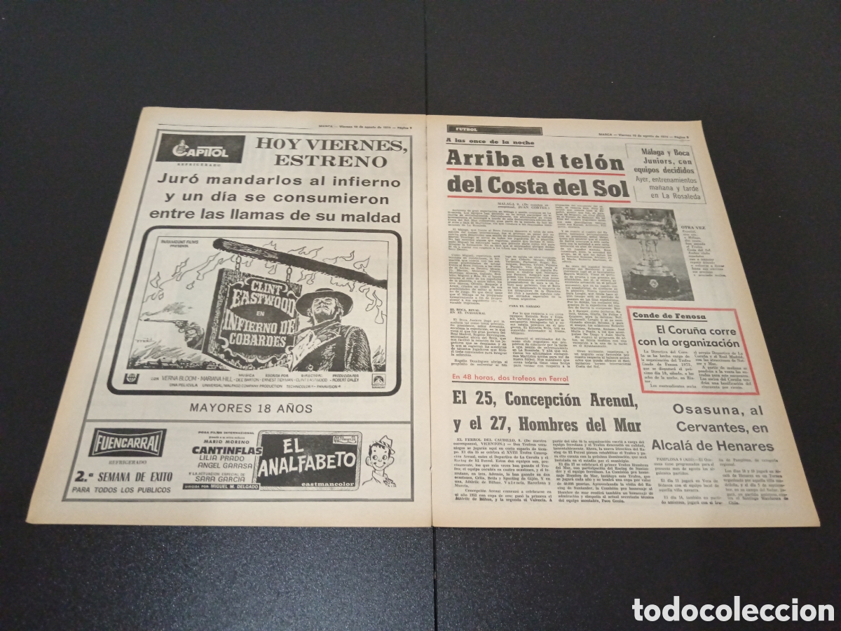 Coleccionismo deportivo: MARCA 10/08/1973 - Foto 2