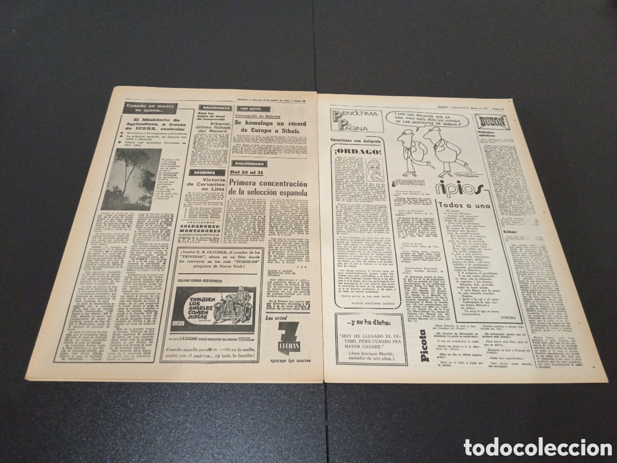 Coleccionismo deportivo: MARCA 10/08/1973 - Foto 5