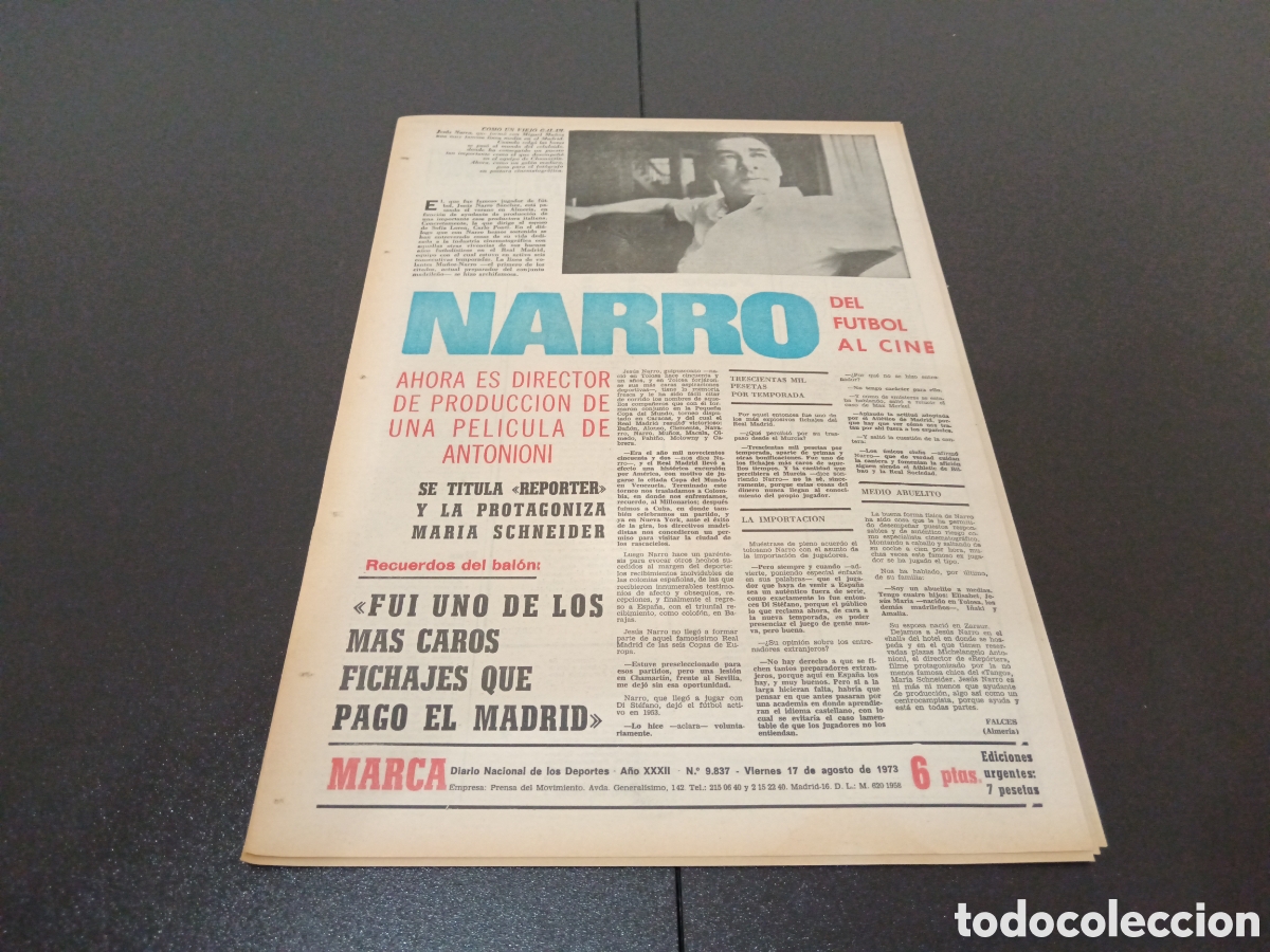 Coleccionismo deportivo: MARCA 17/08/1973 - Foto 7