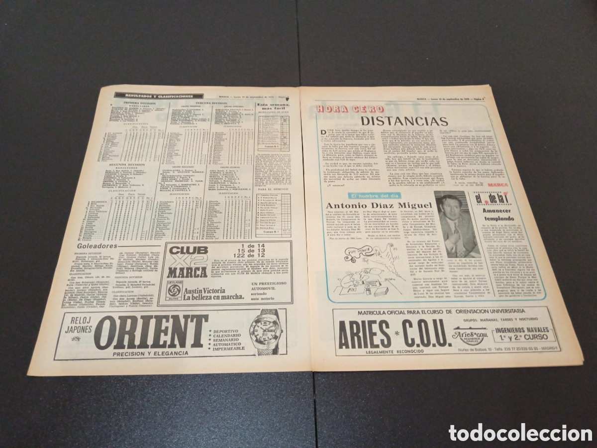 Coleccionismo deportivo: MARCA 10/09/1973 - Foto 2