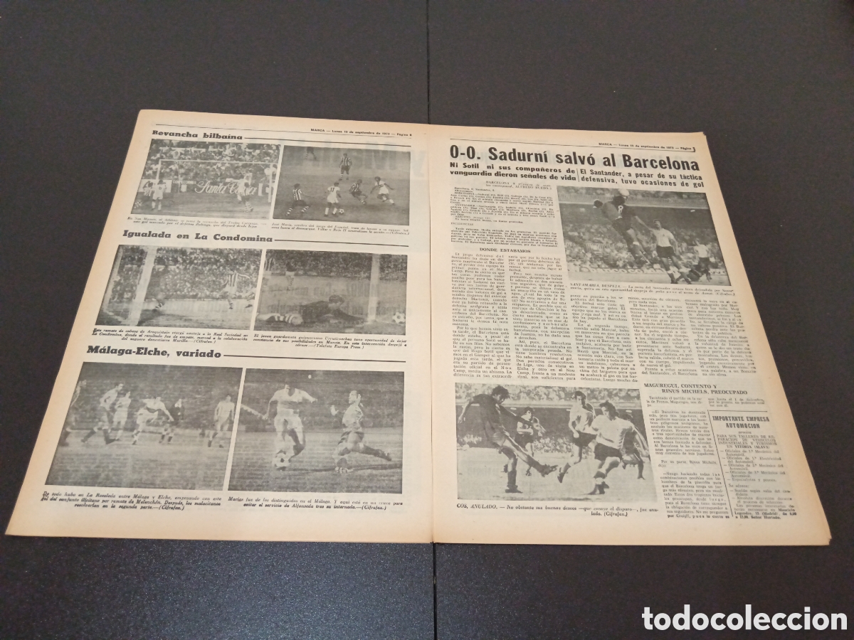Coleccionismo deportivo: MARCA 10/09/1973 - Foto 4
