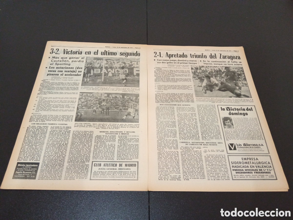 Coleccionismo deportivo: MARCA 10/09/1973 - Foto 5