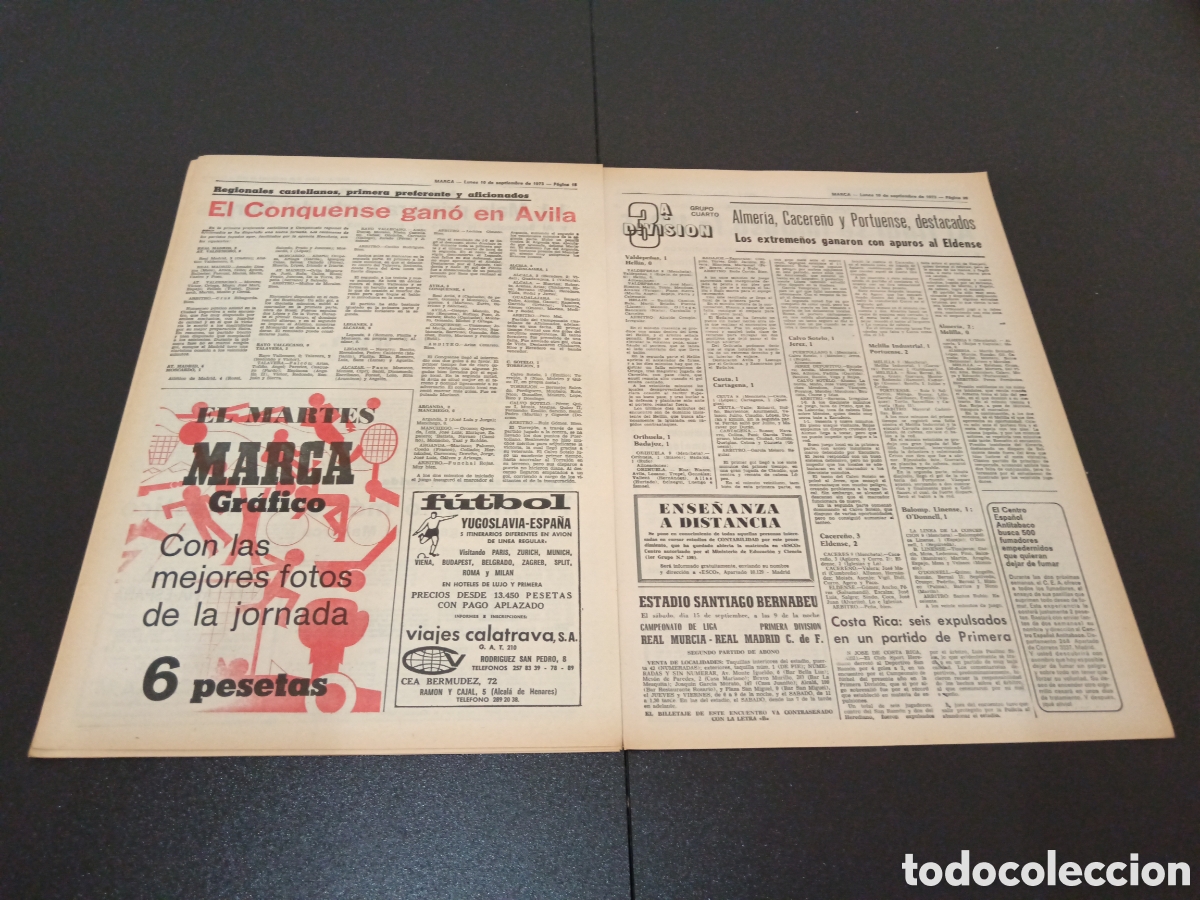 Coleccionismo deportivo: MARCA 10/09/1973 - Foto 10