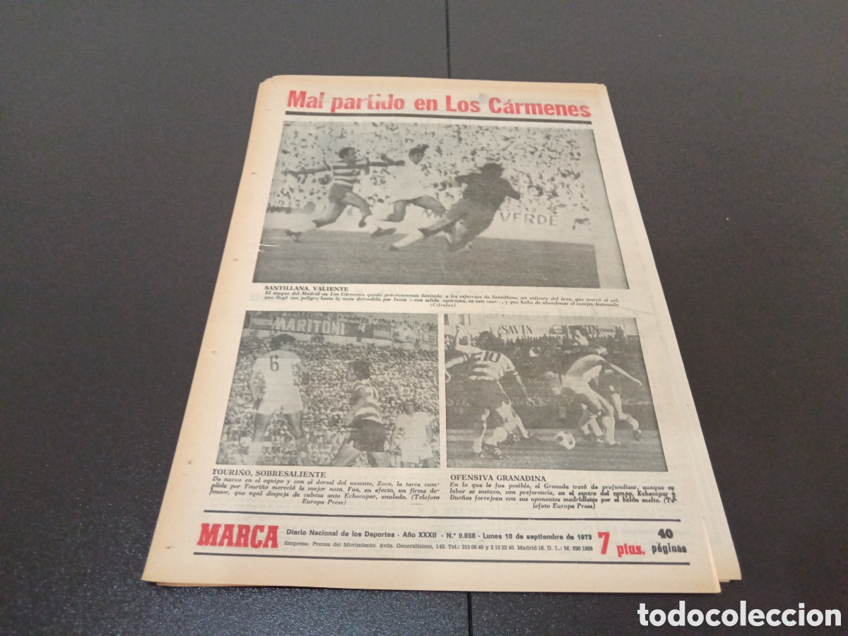 Coleccionismo deportivo: MARCA 10/09/1973 - Foto 15
