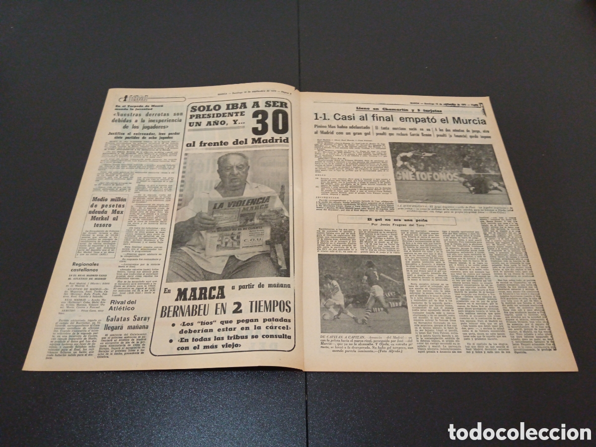 Coleccionismo deportivo: MARCA 16/09/1973 - Foto 2