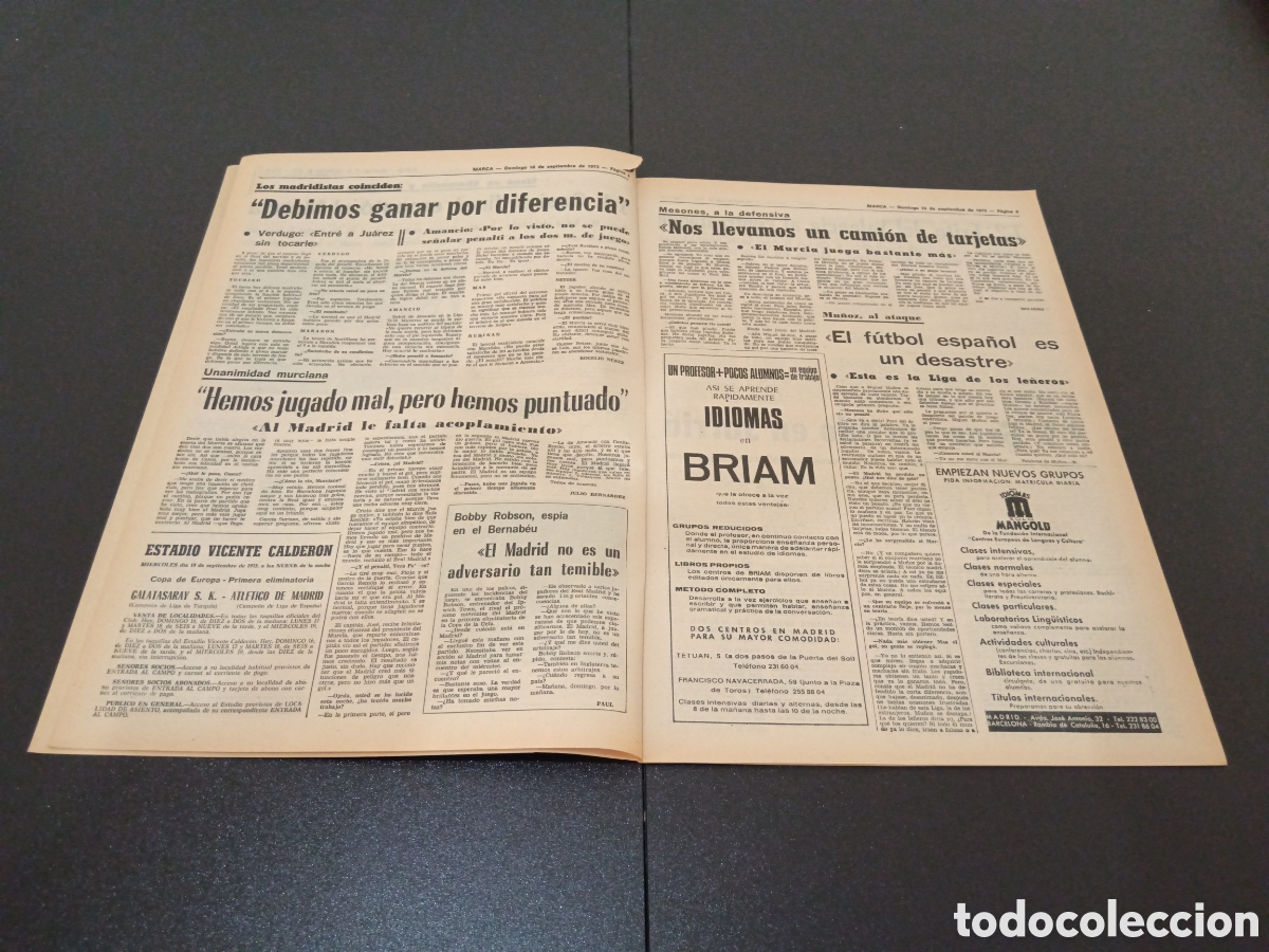 Coleccionismo deportivo: MARCA 16/09/1973 - Foto 3