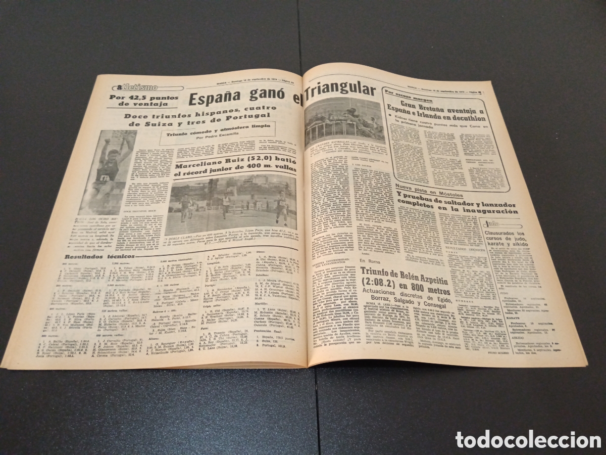 Coleccionismo deportivo: MARCA 16/09/1973 - Foto 9