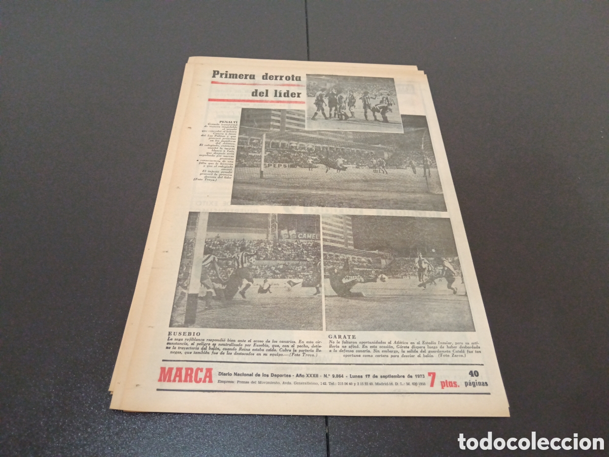 Coleccionismo deportivo: MARCA 17/09/1973 - Foto 13