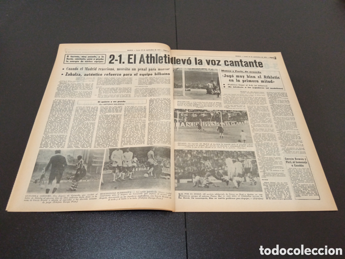Coleccionismo deportivo: MARCA 24/09/1973 - Foto 4
