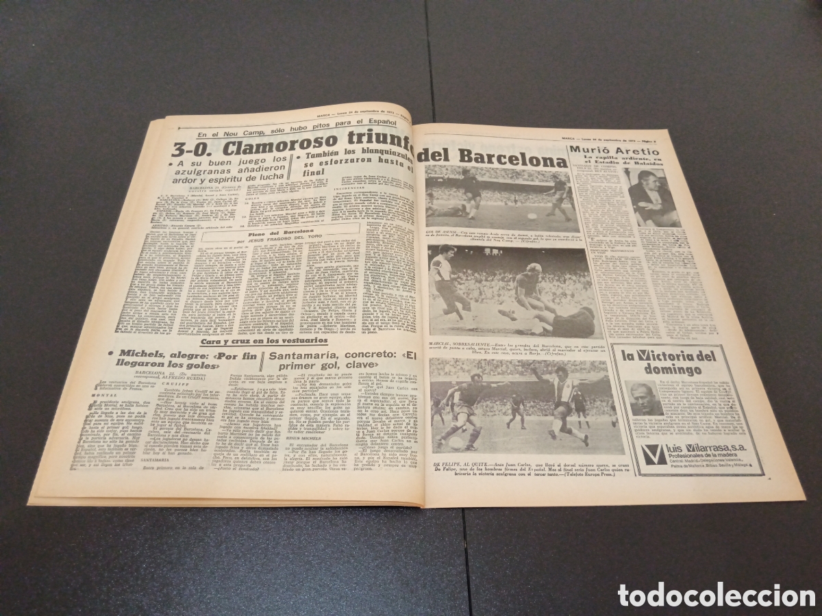 Coleccionismo deportivo: MARCA 24/09/1973 - Foto 5