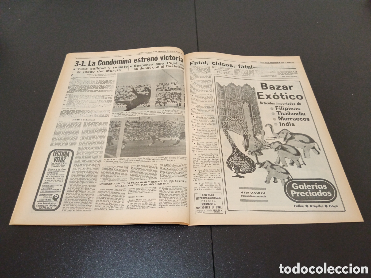 Coleccionismo deportivo: MARCA 24/09/1973 - Foto 6