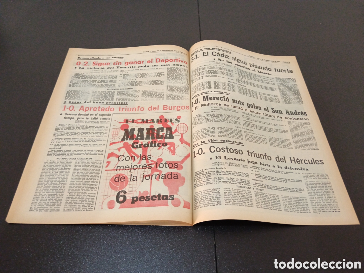 Coleccionismo deportivo: MARCA 24/09/1973 - Foto 10