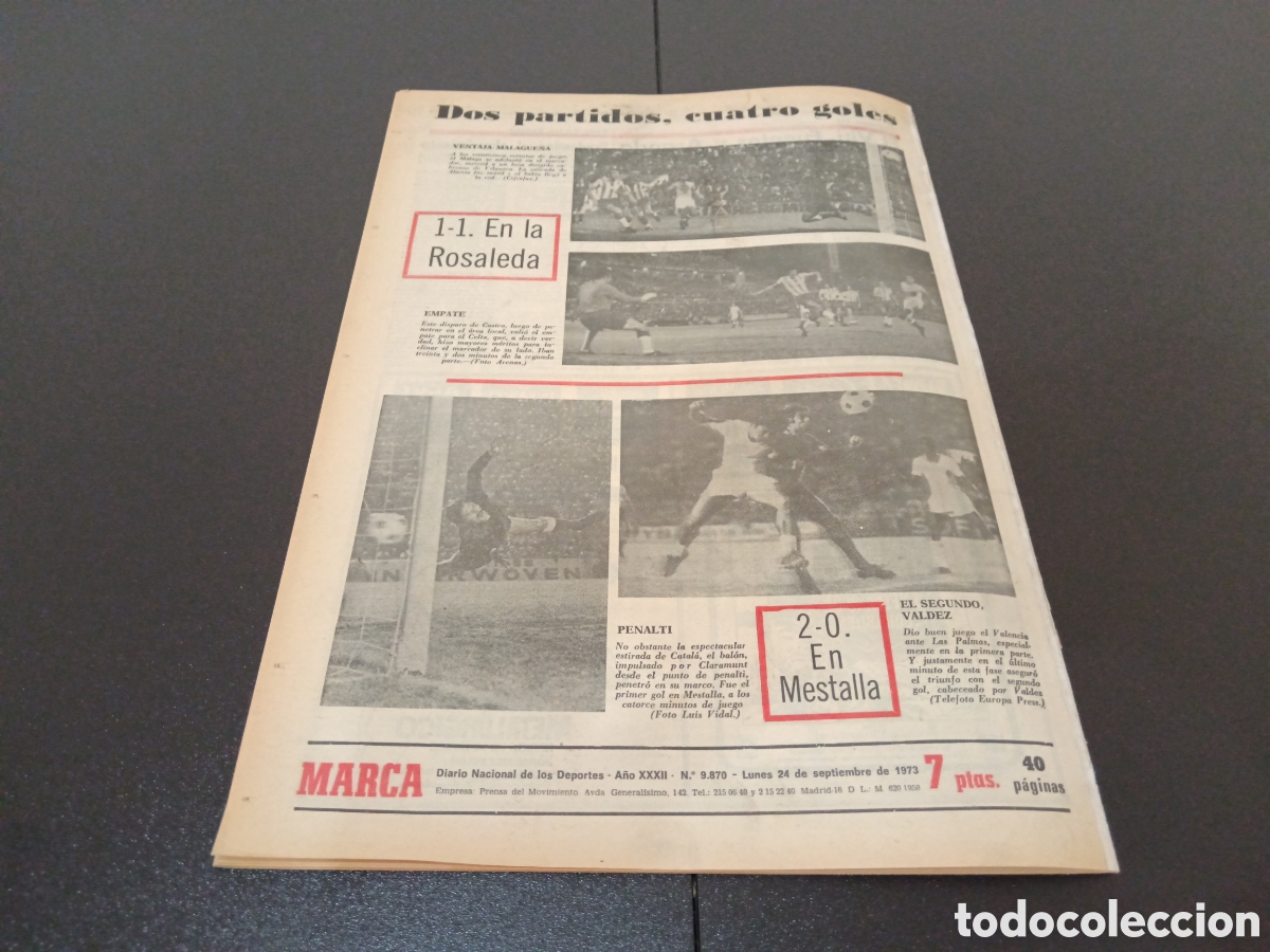 Coleccionismo deportivo: MARCA 24/09/1973 - Foto 15