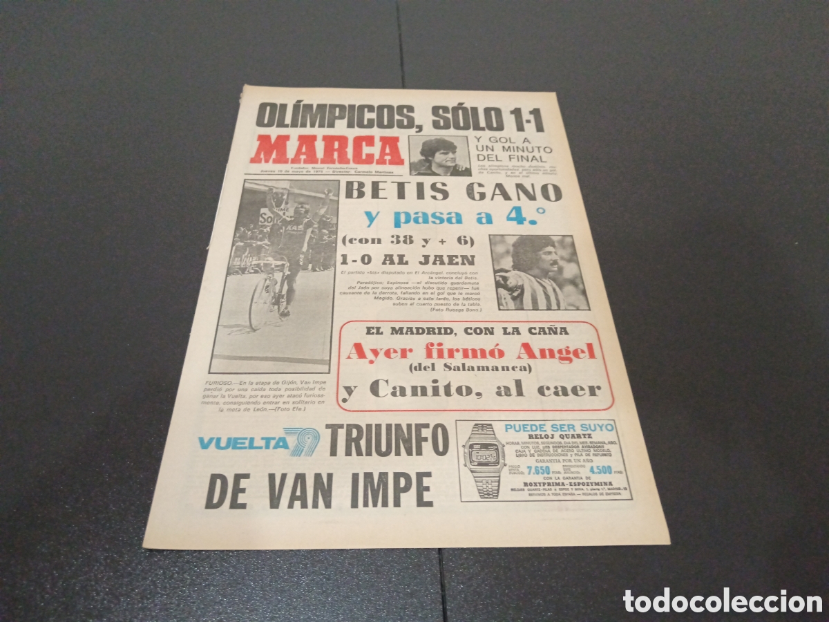 Colecionismo desportivo: MARCA 10/05/1979 FINAL UEFA ESTRELLA ROJA 1 BORUSSIA 1